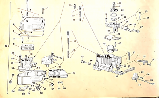 Εικόνα της ΚΙΤ ΕΞΑΡΤΗΜΑΤΑ ΚΑΡΜΠ VESPA PX 11-16-1A0094535