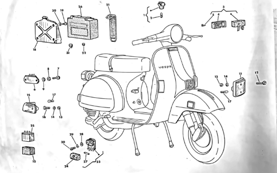 Εικόνα της ΚΡΥΣΤ ΠΙΣΩ ΦΛΑΣ ΑΡ VESPA ΡΕ SIEMΠΟΡΤO-185978