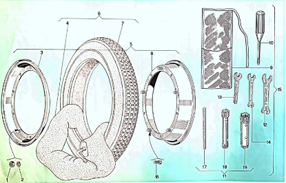 Εικόνα της ΑΕΡΟΘΑΛΑΜΟΣ MICHELIN 300/350-10 100/90-1-UGTM733003