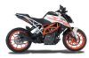 Εικόνα της HP CORSE HYDROFORM CERAMIC BLACK SHORT ΤΕΛΙΚΟ ΕΞΑΤΜΙΣΗΣ  KTM DUKE 390 