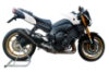 Εικόνα της HP CORSE HYDROFORM ΜΑΥΡΟ SHORT SATIN ΤΕΛΙΚΟ ΕΞΑΤΜΙΣΗΣ YAMAHA FZ8 2010-2016 