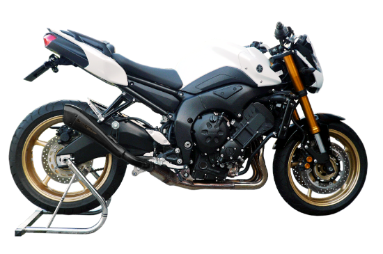 Εικόνα της HP CORSE HYDROFORM ΜΑΥΡΟ SHORT SATIN ΤΕΛΙΚΟ ΕΞΑΤΜΙΣΗΣ YAMAHA FZ8 2010-2016 