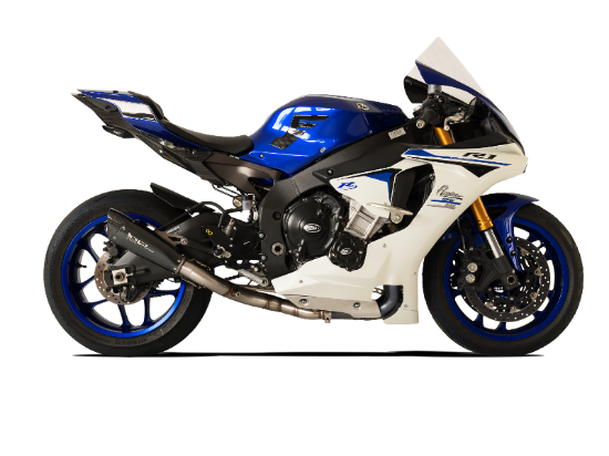 Εικόνα της HP CORSE EVOXTREME 260 SATIN  ΜΑΥΡΟ ΤΕΛΙΚΟ ΕΞΑΤΜΙΣΗΣ YAMAHA YZF R1 2015-2017 