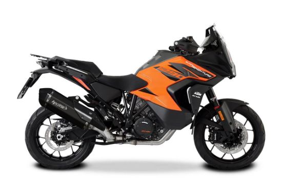 Εικόνα της HP CORSE SPS CARBON RR ΜΑΥΡΟ TITANIO KTM 1290 Super Adventure R S 2021-2024 