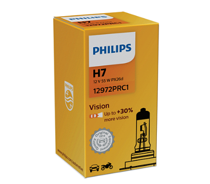 Εικόνα της ΛΑΜΠΑ 12V 55W H7 PX26D (HALOG) PHILIPS-UGL12972PRC1