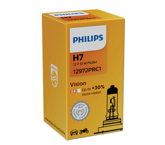 Εικόνα της ΛΑΜΠΑ 12V 55W H7 PX26D (HALOG) PHILIPS-UGL12972PRC1