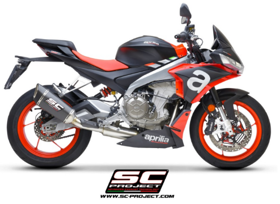 Εικόνα της SC-Project  SC1-R Stainless steel Σύστημα Εξάτμισης Aprilia Tuono 660