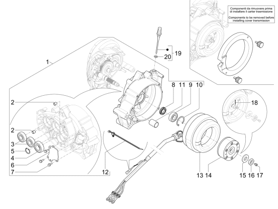 Picture of Componenti motore elettrico