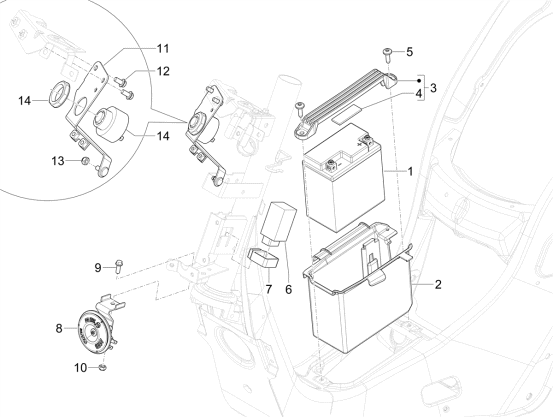 Picture of Teleruttori - Batteria servizi- Claxon