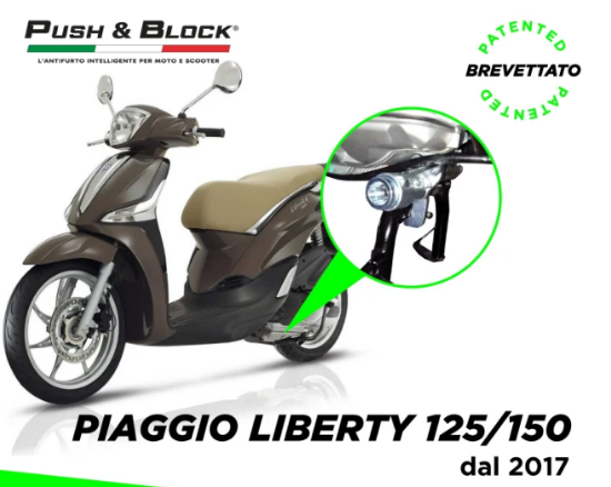 Εικόνα της PUSH & BLOCK PIAGGIO Liberty 125/150 4T 2017+