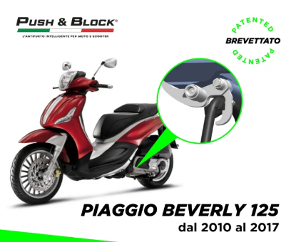 Εικόνα της PUSH & BLOCK  PIAGGIO BEVERLY 125 S i.e. 2010 to 2017