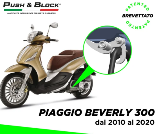 Εικόνα της PUSH & BLOCK PIAGGIO BEVERLY 300 i.e. 2010 to 2020