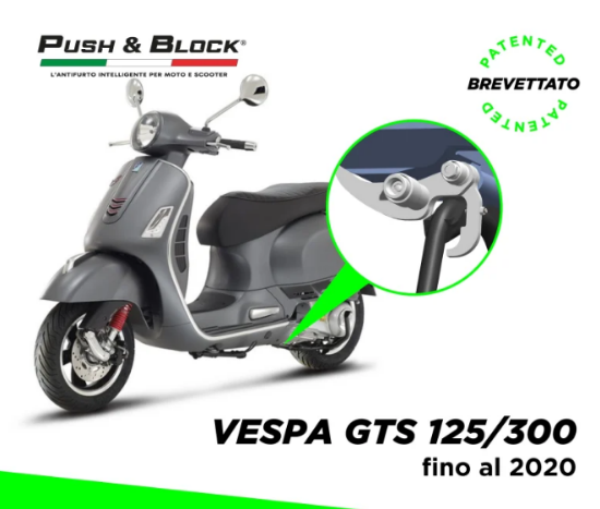 Εικόνα της PUSH & BLOCK  VESPA GTS/GTV until 2023