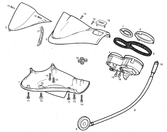 Εικόνα της ΑΤΕΡΜΟΝΑΣ ΚΟΝΤΕΡ RCR -DERBI HUNTER 98-00G01606051