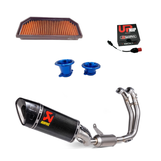 Εικόνα της Κιτ Racing Aprilia Rs660 Tuono 660 Stage 2.5 (air filter Sprint Filter+ velocity stacks GRT+ Akrapovic full exhaust+ UpMap)