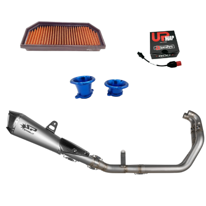 Εικόνα της Κιτ Racing Aprilia Rs660 Tuono 660 Stage 2.5 (air filter Sprint Filter+ velocity stacks GRT+ Spark full exhaust+ UpMap)