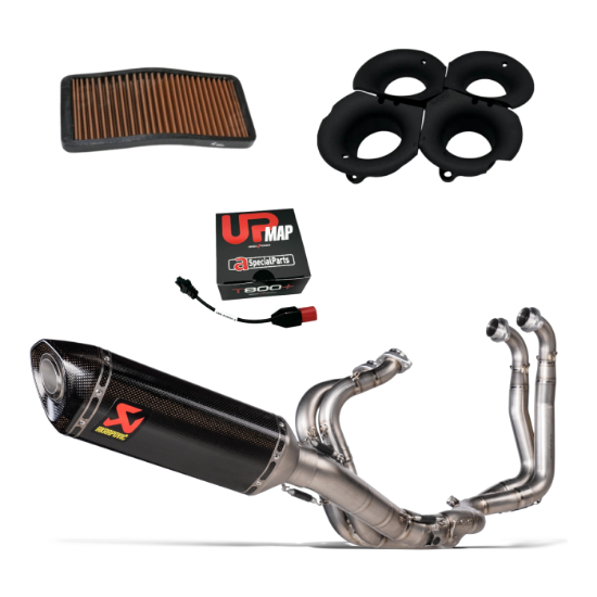 Εικόνα της Racing Kit Stage 3 for Rsv4 2021+ (Φίλτρο αέρα+ Grt velocity stacks + Upmap + Σύστημα εξάτμισης Akrapovic)