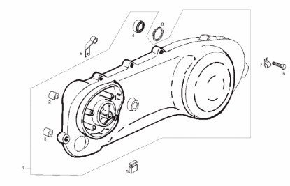 Εικόνα της ΚΑΠΑΚΙ ΚΙΝΗΤΗΡΑ SCOOTER 50 2T MY10-8721985