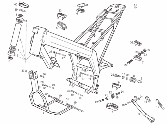 Εικόνα της ΜΑΡΣΠΙΕ ΜΠΡΟΣ GILERA RCR-SMT ΑΡΙΣΤΕΡO-00H02201312