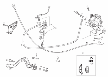 Εικόνα της ΒΑΛΒΙΔΑ ΠΙΣΩ ΦΡΕΝΟΥ DERBI SENDA DRD-865493