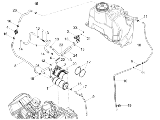 Εικόνα της ΣΩΛΗΝΑΣ ΚΑΝΙΣΤΡΟΥ V 100-STELVIO E5-2B010898