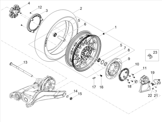 Εικόνα της ΔΙΣΚΟΦΡΕΝΟ ΠΙΣΩ MG V7-V 85-V9-NEVADA-887448