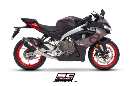 Εικόνα της SC-Project Aprilia RS 457  2-1 Stainless steel full Σύστημα εξάτμισης, με SC1-S carbon τελικό