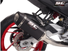 Εικόνα της SC-Project Aprilia RS 457  2-1 Stainless steel full Σύστημα εξάτμισης, με SC1-S carbon τελικό