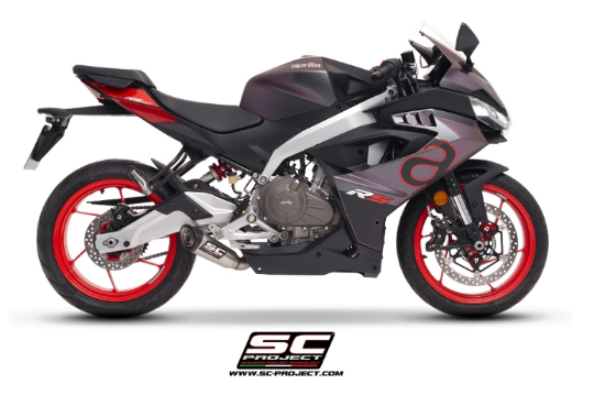 Εικόνα της SC-Project Aprilia RS 457  2-1 Stainless steel full Σύστημα εξάτμισης, με S1 τελικό