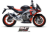 Εικόνα της Σύστημα εξάτμισης Stainless steel με SC1-R carbon τελικό Aprilia Tuono 660