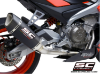 Εικόνα της Σύστημα εξάτμισης Stainless steel με SC1-R carbon τελικό Aprilia Tuono 660