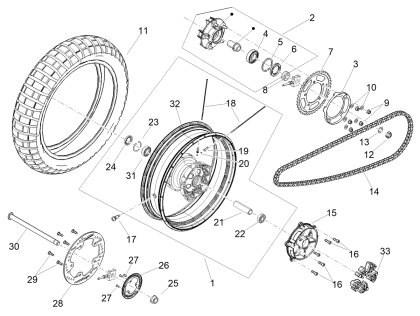 Picture of Πίσω τροχός