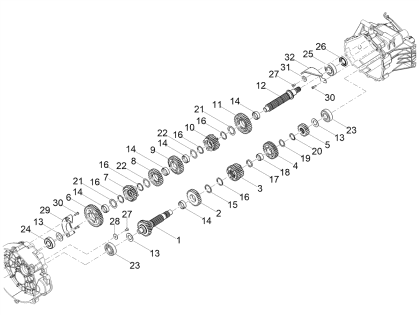 Picture of Κιβώτιο ταχυτήτων - γρανάζια