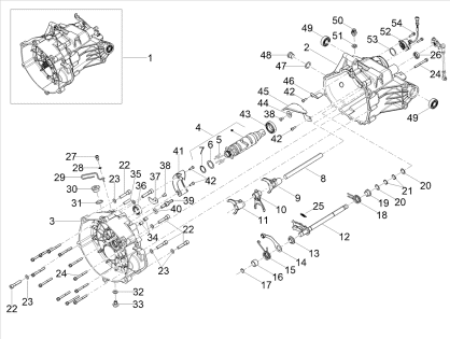 Εικόνα για την κατηγορία Κιβώτιο ταχυτήτων / Επιλογέας / δεσμοδρομικού