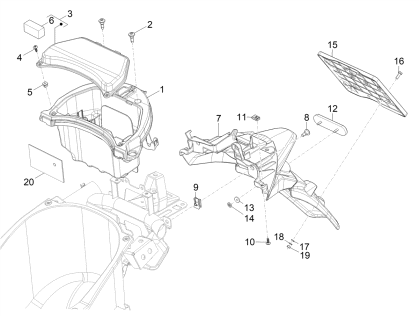 Picture of Καπάκια πίσω - Λασπωτήρας