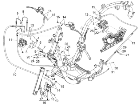 Εικόνα για την κατηγορία Σωληνώσεις φρένων - Δαγκάνες φρένου (ABS)