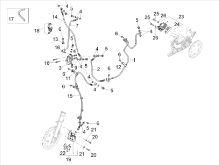 Εικόνα για την κατηγορία Σωληνώσεις φρένου-Δαγκάνες φρένου
