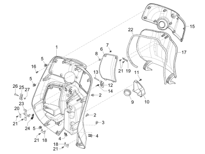 Picture of Ντουλαπάκι εμπρός - Προέκταση μάσκας