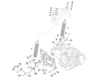 Picture of Ανάρτηση πίσω - Αμορτισέρ