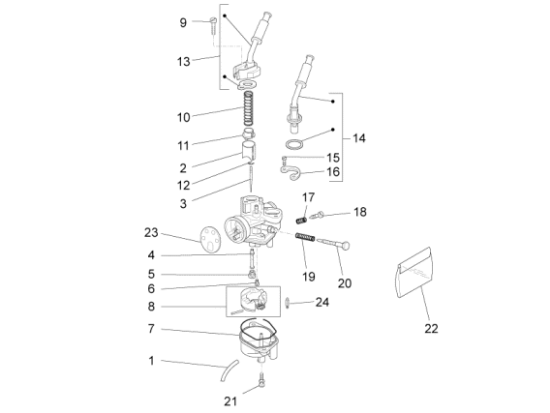 Εικόνα της ΠΛΩΤΗΡΑΣ ΚΑΡΜΠ SCOOTER 50 2T-288882
