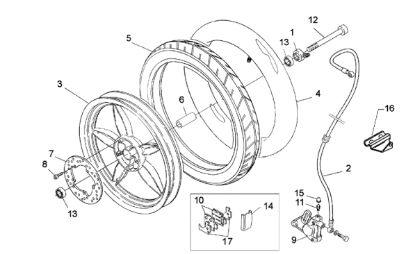 Εικόνα της ΑΞΟΝΑΣ ΜΠΡΟΣ ΤΡΟΧΟΥ SCAR 50 93-11-890158