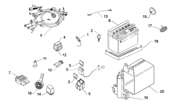 Εικόνα της ΜΠΑΤΑΡΙΑ YUASA YB4L-B ΑΝΟΙΧ ΤΥΠ ΜΕ ΦΙΑΛΗ-497569