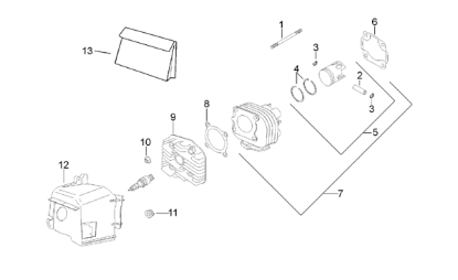 Εικόνα της ΠΙΣΤΟΝΙ D40 SCOOTER 50-AP8206218