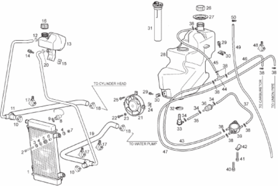 Εικόνα της ΨΥΓΕΙΟ ΝΕΡΟΥ DERBI GP1 250 2005-6-00G03805011