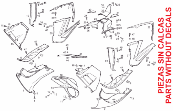 Εικόνα της ΣΠΟΙΛΕΡ DERBI GP1 05-06 ΜΑΥΡΟ ΑΡΙΣ-00G01505281