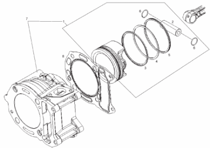 Εικόνα της ΠΙΣΤΟΝΙ STD SCOOTER 125 4T 4V CAT 1-1A0077850A