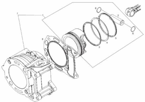 Εικόνα της ΠΙΣΤΟΝΙ STD SCOOTER 125 4T 4V CAT 2-1A0077850B