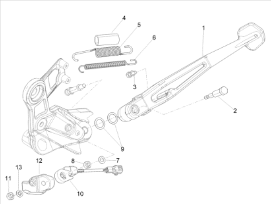 Εικόνα της ΕΛΑΤΗΡΙΟ ΠΛ ΣΤΑΝ SCOOTER/MOTO/TUAREG 660-AP8221211