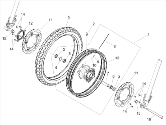 Εικόνα της ΤΣΙΜΟΥΧΑ ΜΠΡ ΤΡΟΧΟΥ MG V7-V9 6X42X7-GU90402642