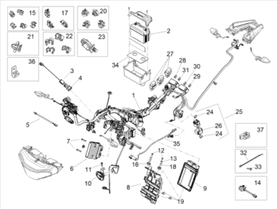 Εικόνα της ΚΛΑΚΣΟΝ SHIVER/DORSODURO 750/SX-RX 125-854830